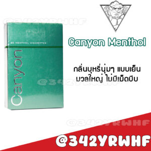 Canyon Menthol – บุหรี่นอกเมนทอลเย็น มวนใหญ่